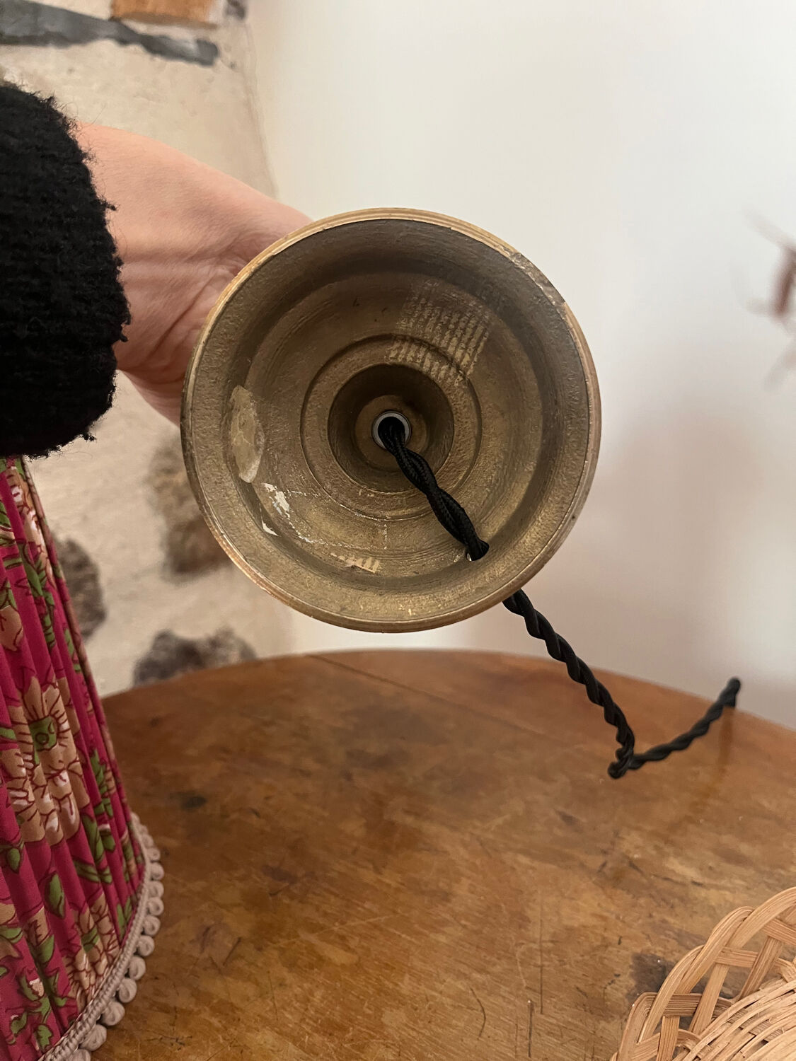 Renovated antique lamp