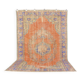 Vintage Oushak Wool Turkish Rug sku2304
