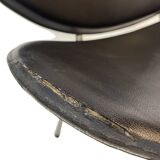 Vintage dining chairs set of four Italy 1990's Design in Black