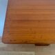 Vintage Scandinavian teak wall-mounted bedside tables.