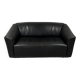 De Sede DS 47 dark brown neckleather 2-1/2 seats sofa
