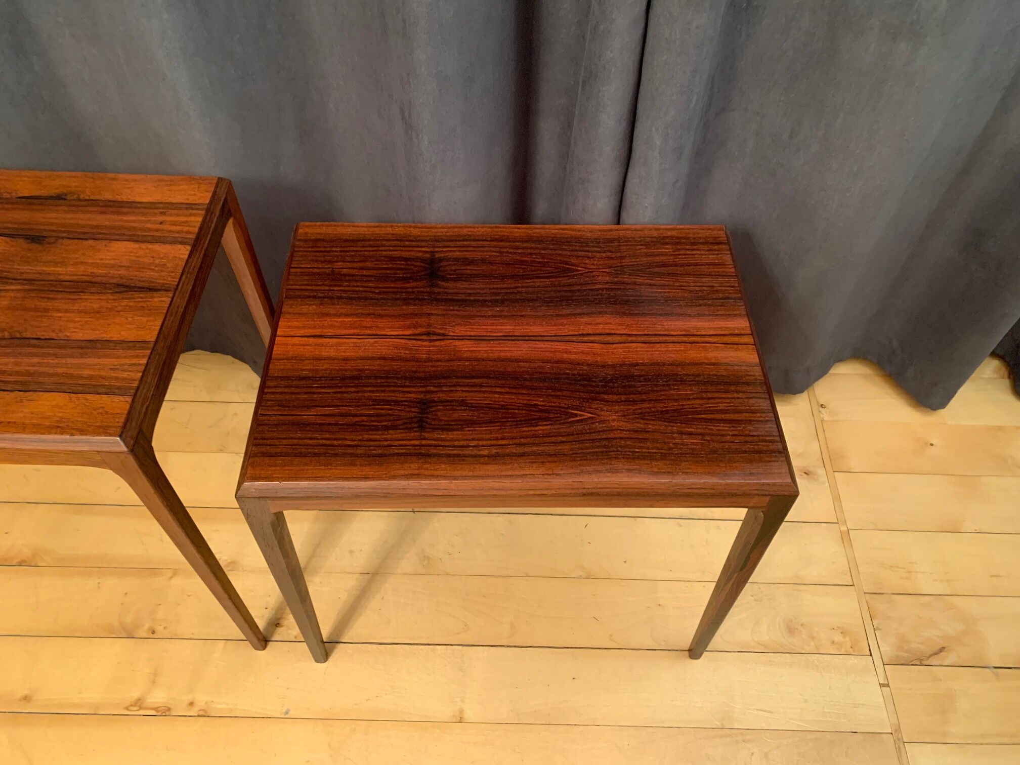 Paire de tables par Johannes Andersen, CFC Silkeborg, Danemark, années 1960