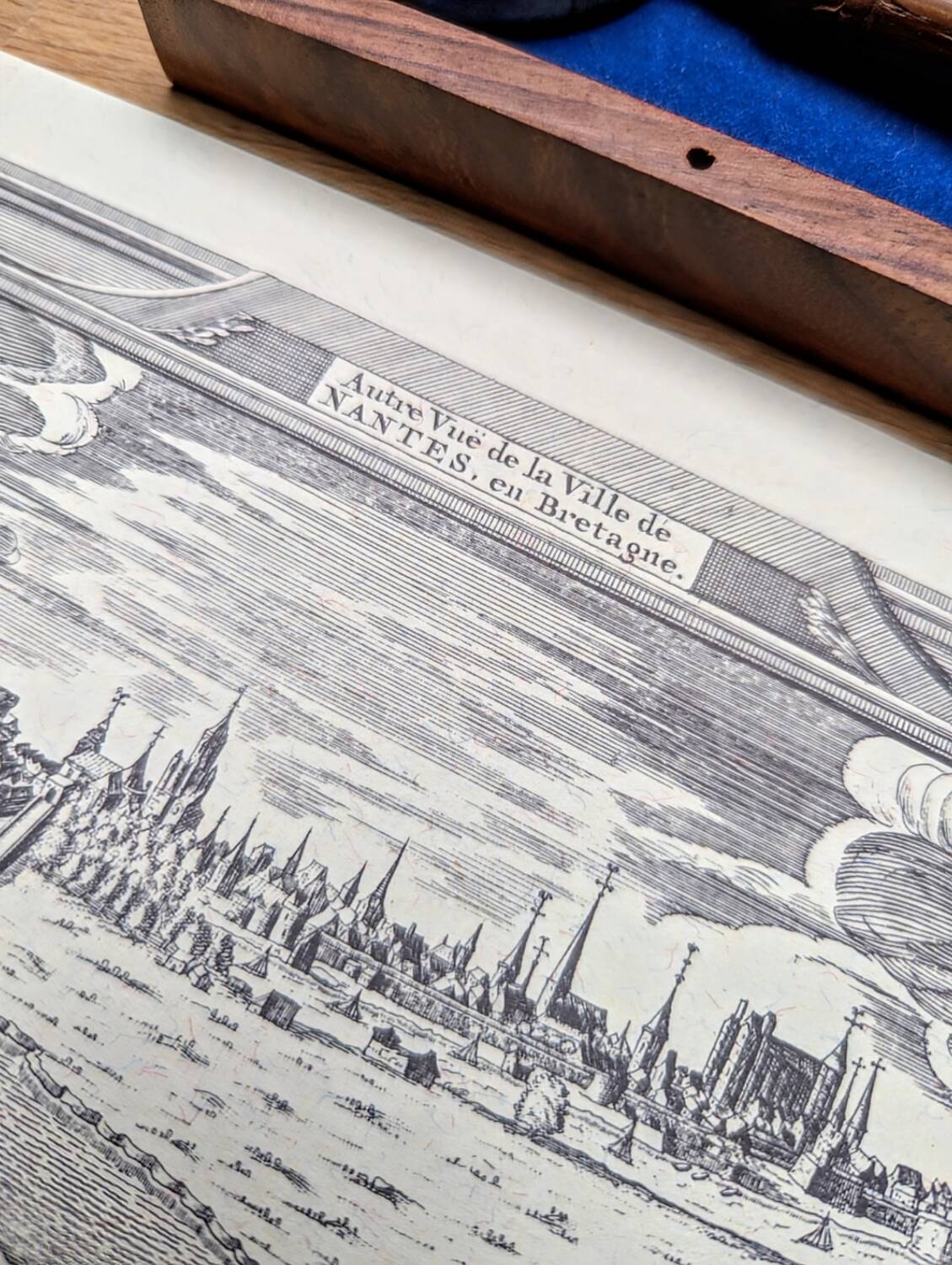 Printed in 1970, engraving from Nantes.