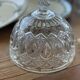 Plat et cloche en cristal