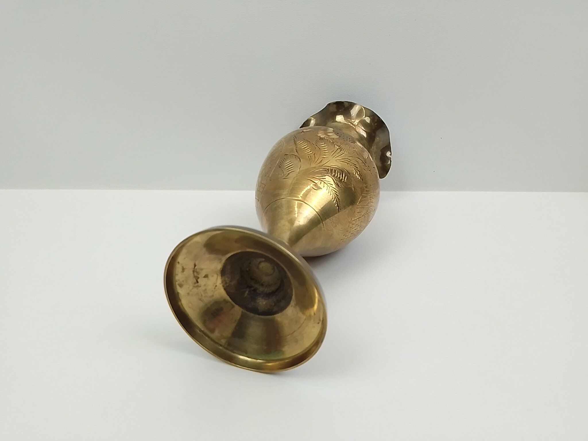 Brass vase 24 cm