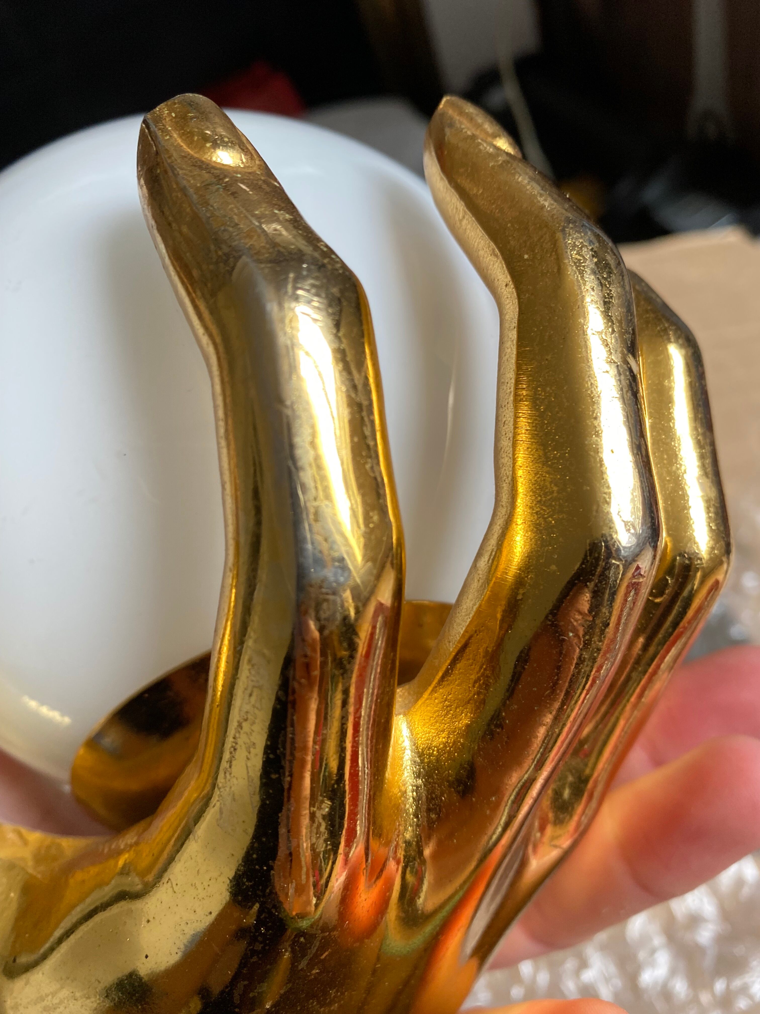 Pair of Arlus hand sconces