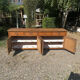 Enfilade raw oak brutalism