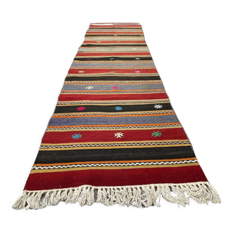 Kilim turc vintage, 315 x 80 cm