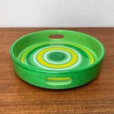 Italian ceramic platter from the mid-century by Bitossi for Rosenthal Netter, 1960s.