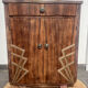 Art Deco sideboard with rounded doors