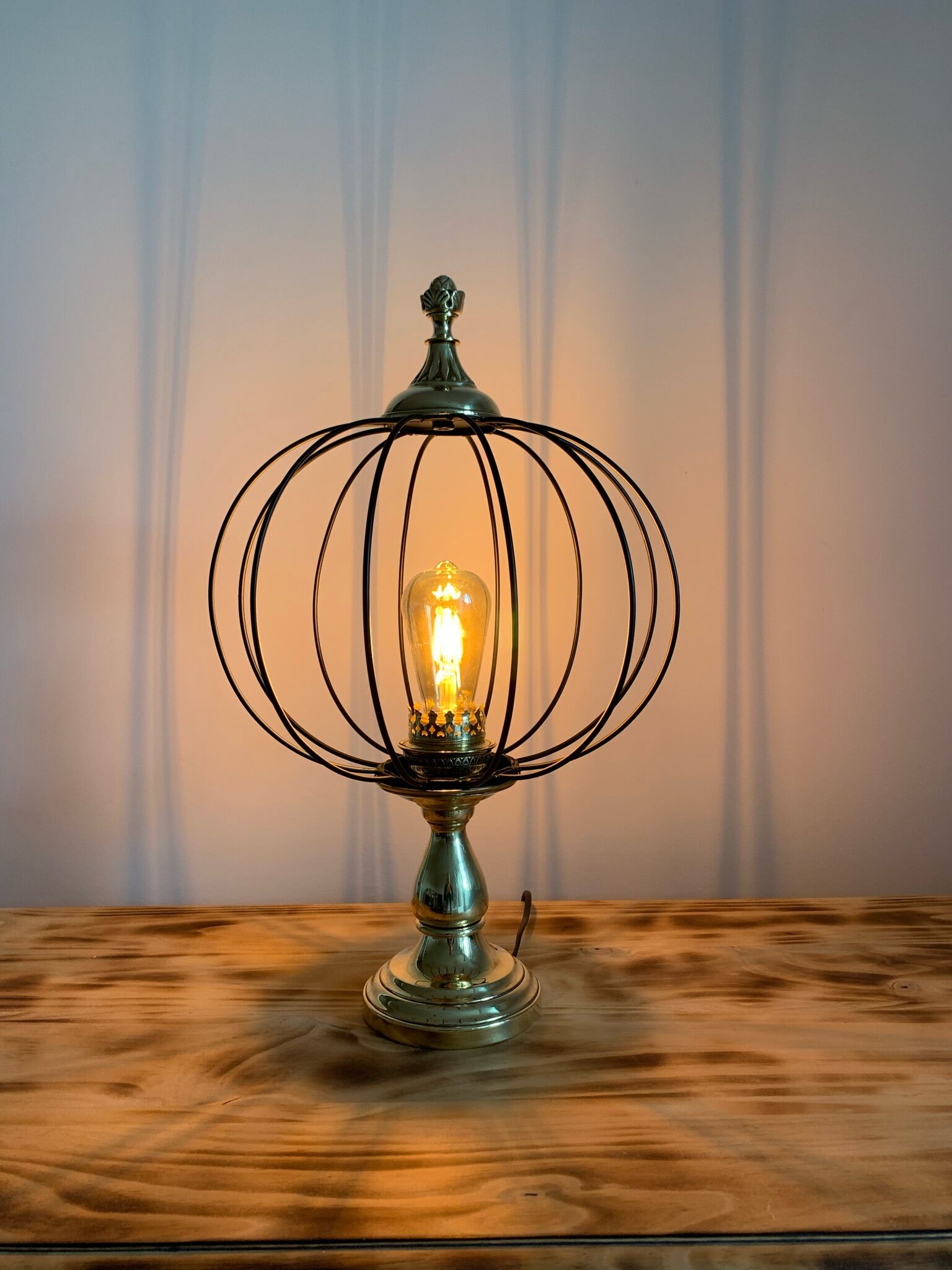 Lampe citrouille