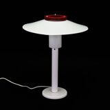 White bedside lamp, Danish design, 1960s, production: Denmark