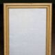 Beau miroir ancien de chéminée. Dorure à la feuille d'or. 107 x 82 cm.