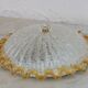 Italian Yellow Large Size Murano Glass Ceiling Fixture, Murano, 1980