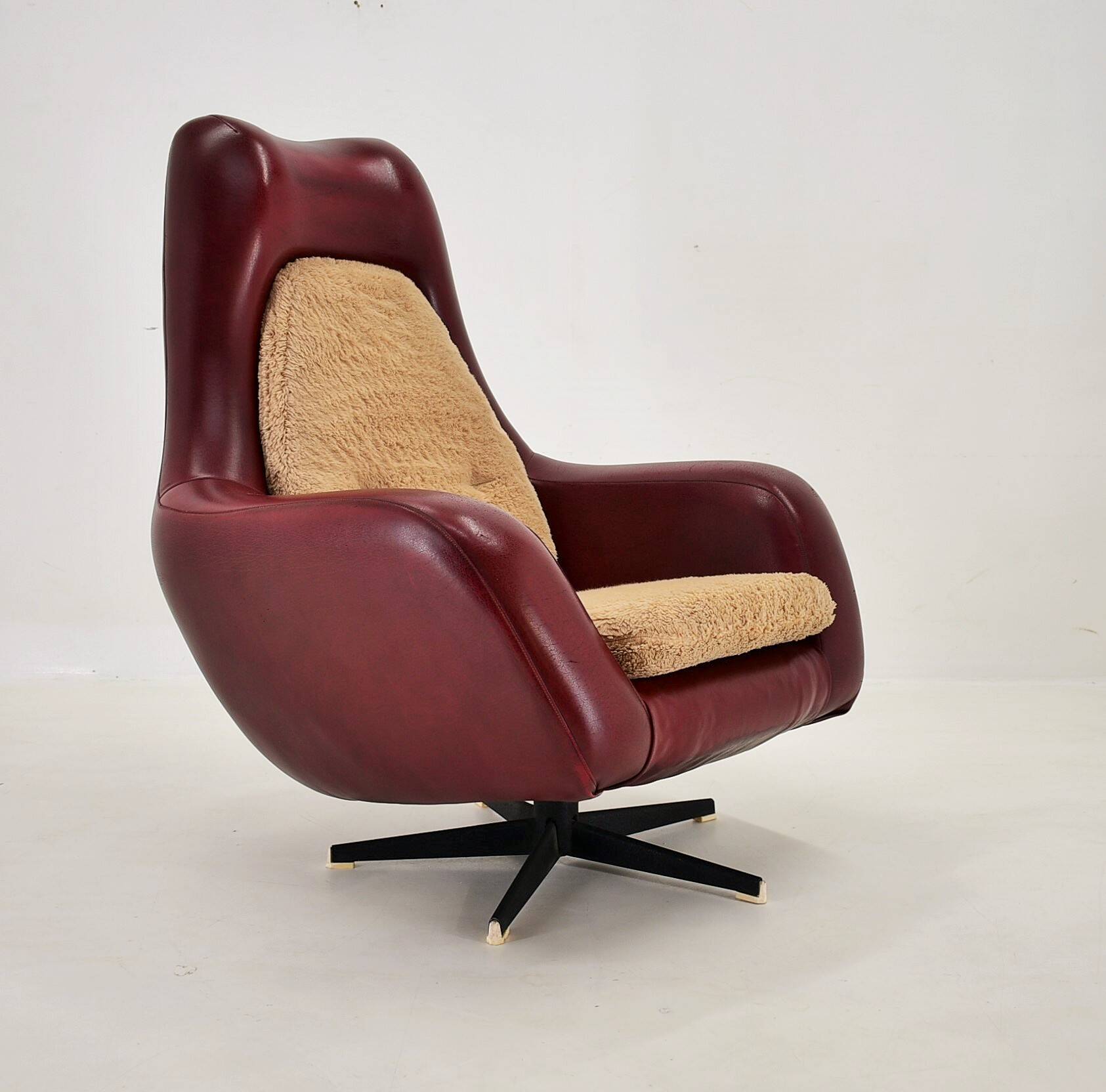 Swivel Armchair , Siesta , Czechoslovakia 1970s