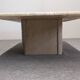 Travertine coffee table, Italy circa 1970.