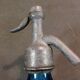 Former little siphon of bistro seltz water deco vintage blue bar Isère