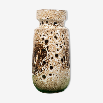 Vintage brown-white vase