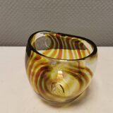 Beautiful mouth-blown vase in beautiful colours.