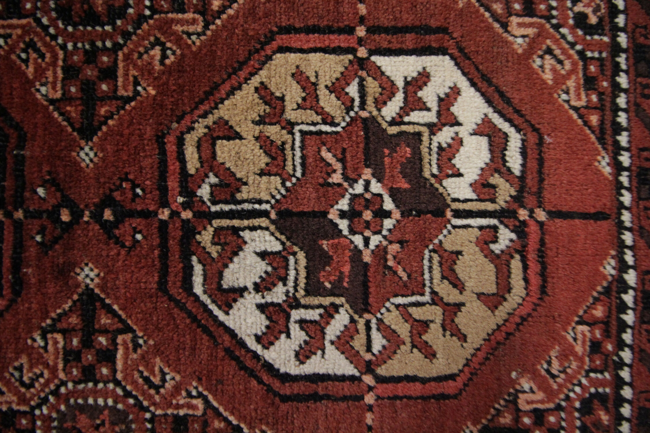 Turkmen handmade wool persian rug- 97x175cm