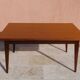 Table teck 2 rallonges vintage