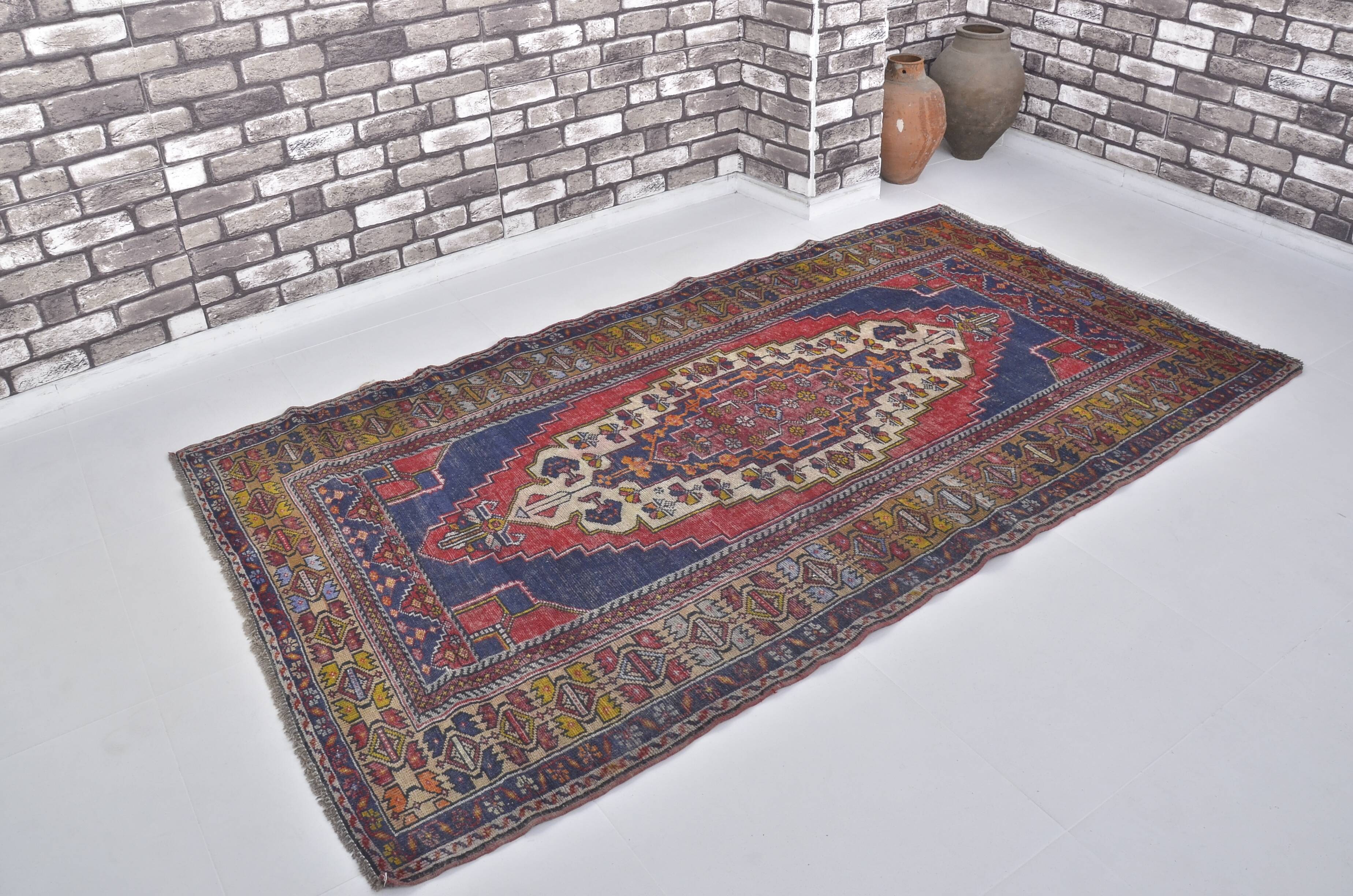 Red & Blue Oushak Rug sku A52