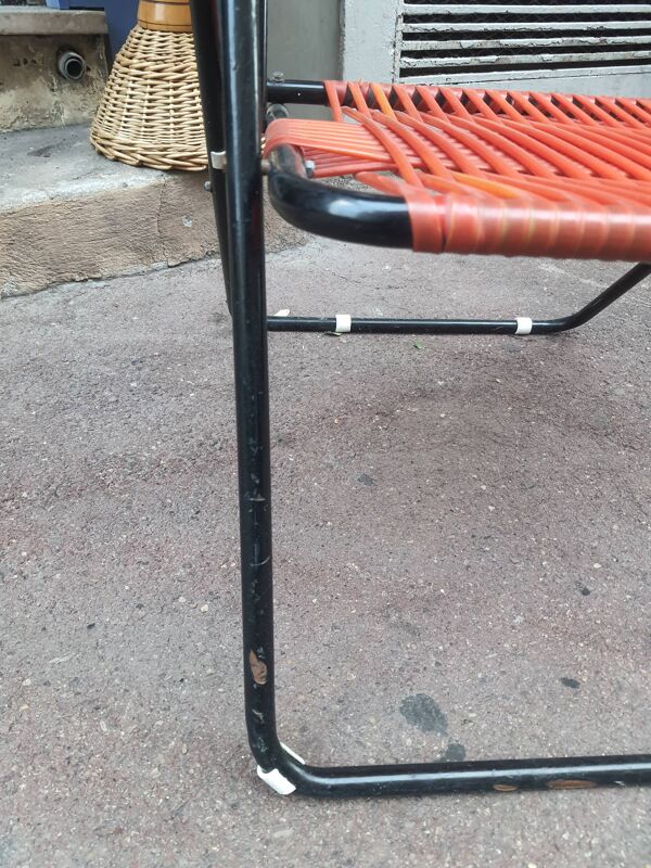 fauteuil pliant scoubidou