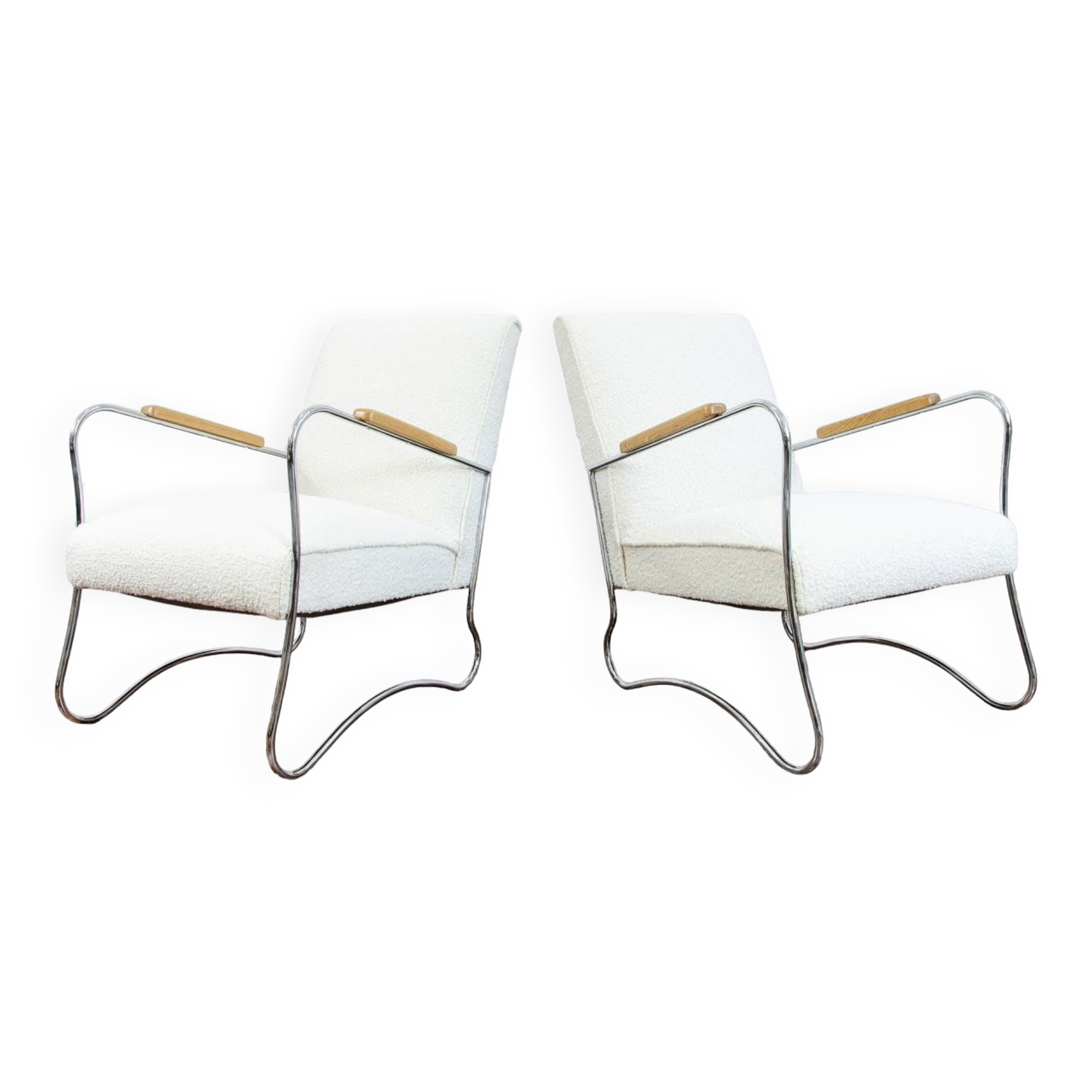 Pair Of Mid Century Armchairs From Fabryka Mebli Wschód Zadziele, 1950s