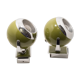 Pair of eyes ball "space age" wall lamp made in italy