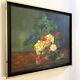 Peinture à l'huile ancienne encadrée