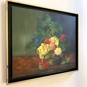 Framed antique oil painting