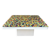 Table basse en micro mosaïques vers 1960