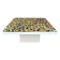 Table basse en micro mosaïques vers 1960