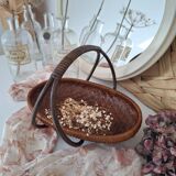 Vintage bamboo basket