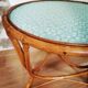 Rattan coffee table