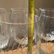 11 stemmed glasses wine / water