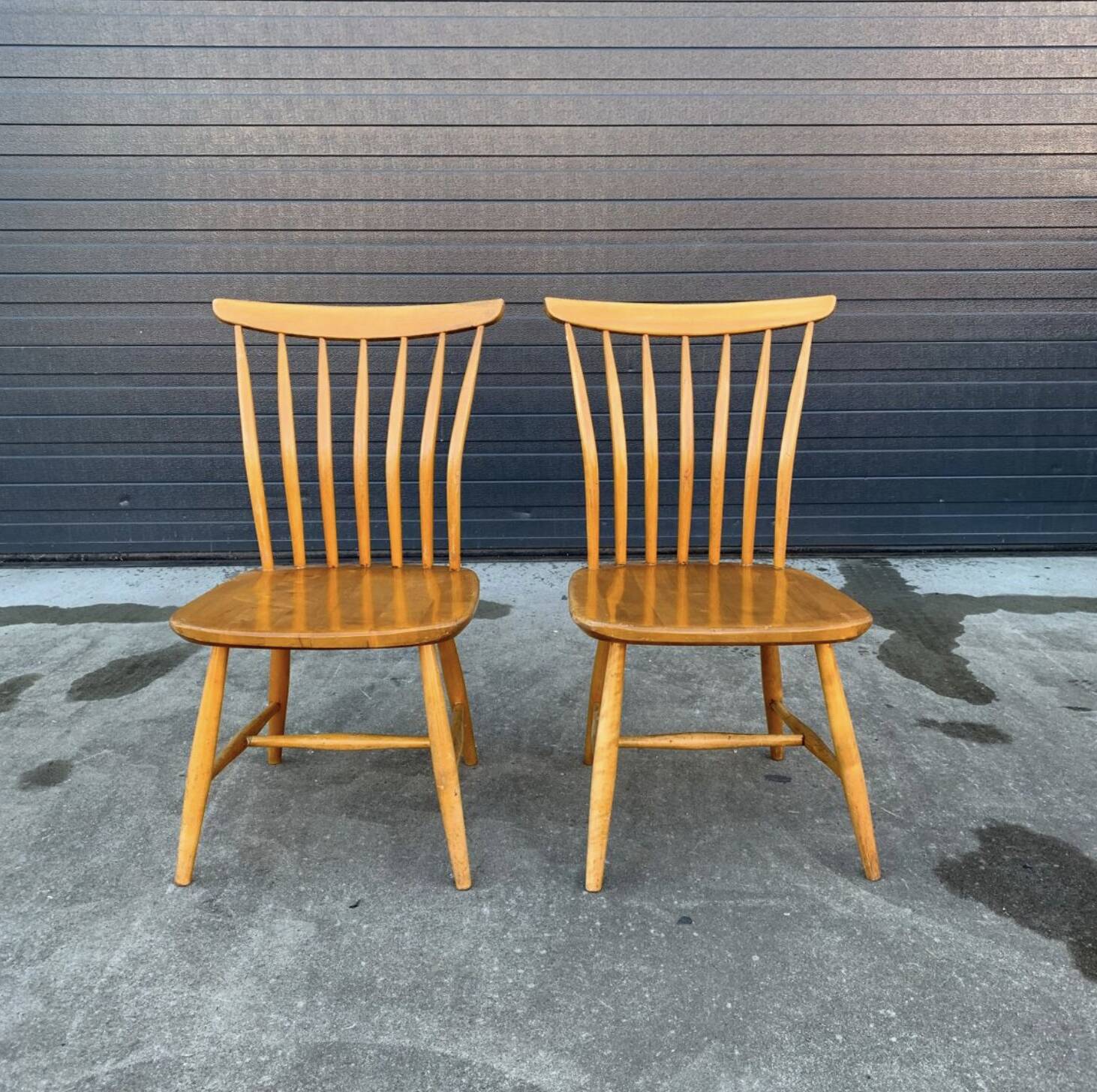 Pair of Åkerblom Sweden chairs by Gunnar Eklöf 1950