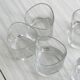 5 whiskey glasses - water.