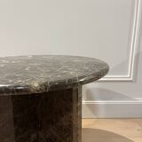 emperador brown marble side table dark brown marble table