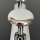 Vintage metal wall coat rack with 2 hooks