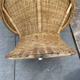 Children's rattan love seat armchairs