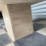 Travertine coffee table