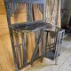 Art Deco coat rack wardrobe in wrought iron from the 1930s.