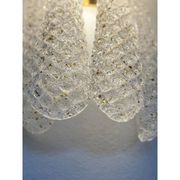 Paire d'appliques en verre de Murano doré par Simoeng