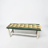 Moroccan bank in coloured rope