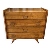 Vintage dressing table with tapered legs