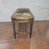 Old walnut piano bench
