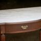 Superbe console en acajou et marbre (début XXeme).