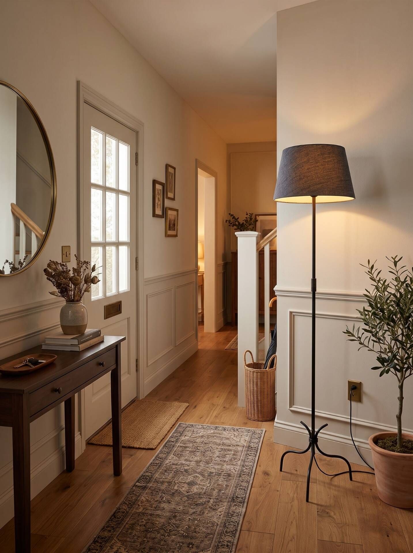 1960s tripod floor lamp