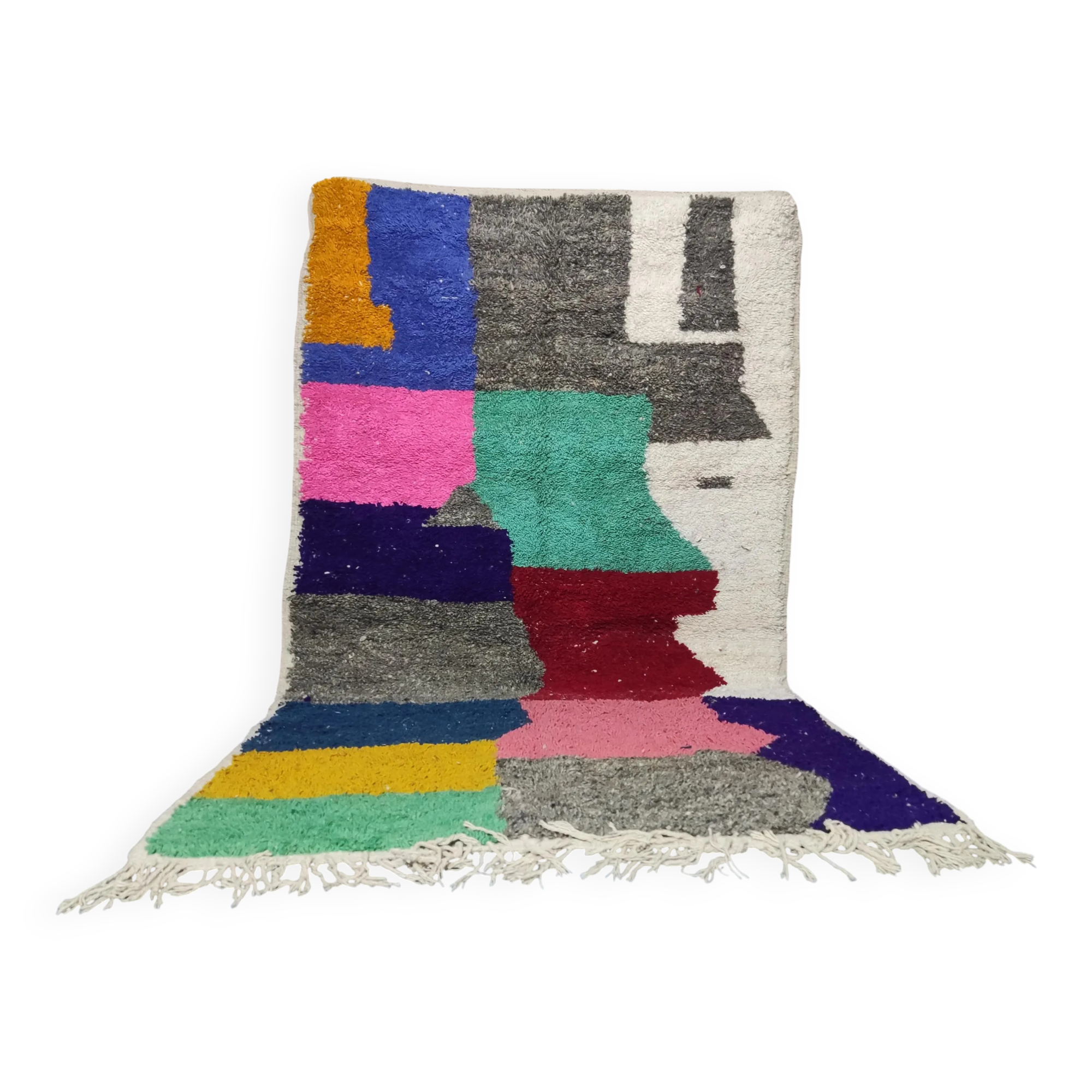 Large artisanal Moroccan rug 2.5 x 1.5 m